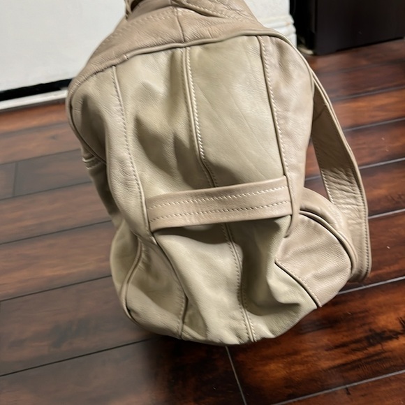 Talon Dual Zipper Soft Leather Duffle Bag Luggage Overnight  Gym Vintage - Picture 9 of 14